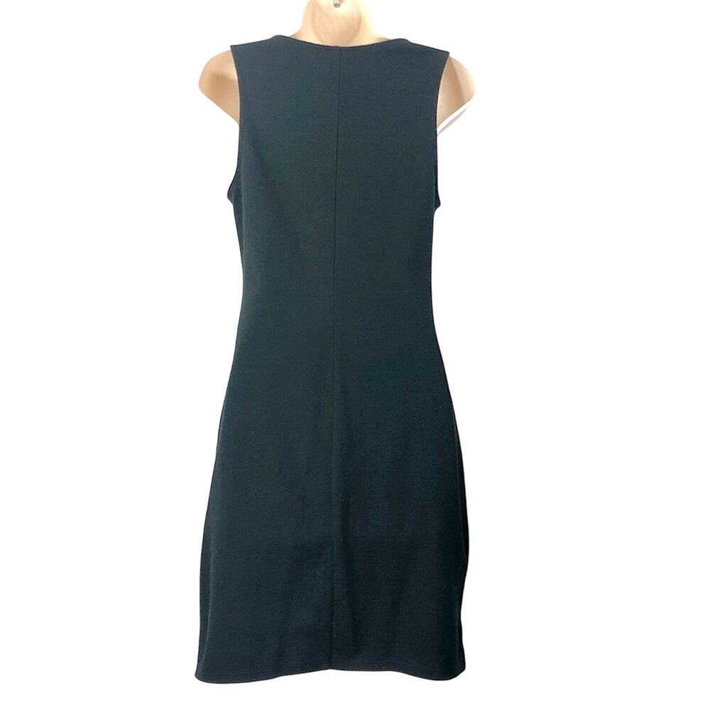 A New Day Black Sleeveless V Neck Dress A Line Design Soft Breathable Fabric - Picture 15 of 16